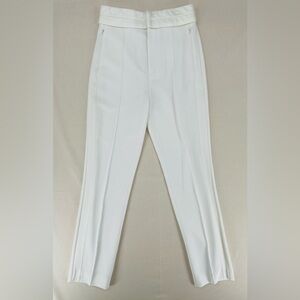 Valery Kovalska Crisp White Tailored Trousers